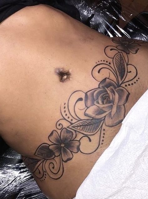 Tuck Tattoos, Belly Button Tattoos, Lower Belly Tattoos, Abdomen Tattoo, Lower Stomach Tattoos, Tummy Tattoo, Button Tattoo, Stomach Tattoos Women, Super Tattoo