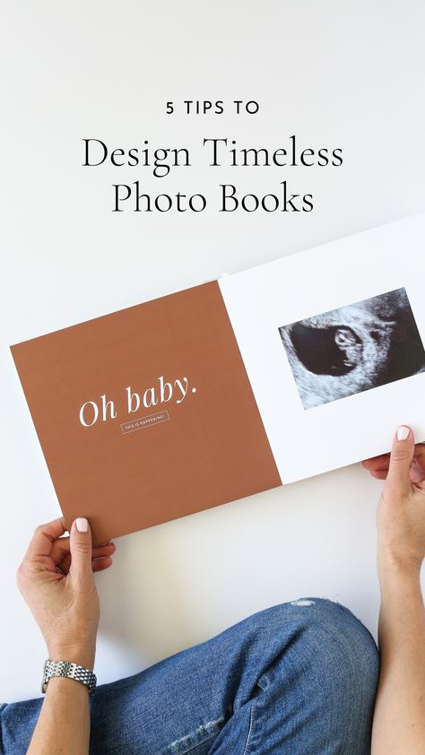 Modern Baby Book, Brandon Grotesque, Photo Album Design, Modern Mom, Baby Album, Oh Baby, Album Design, Book Projects, Small Photos