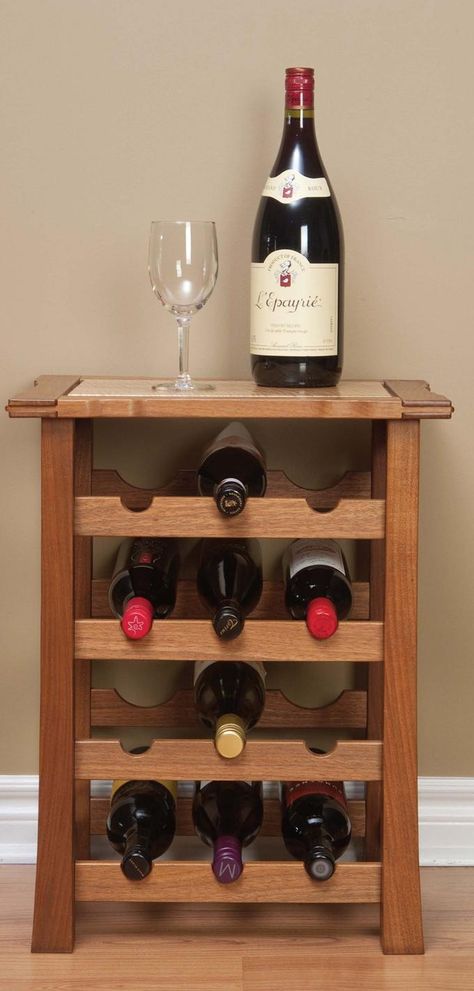 Make A Wine Rack, Beer Rack, Wine Rack Table, Canadian Woodworking, Wine Rack Plans, Wine Rack Design, Pallet Wine Rack, Pallet Wine, Wine Rack Storage