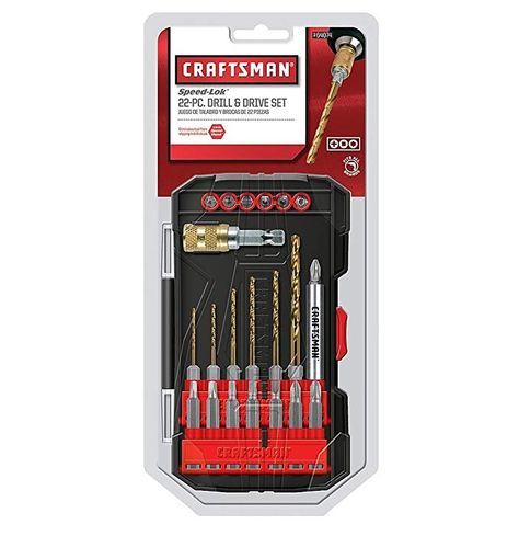 CRAFTSMAN 964074 22 Piece Drill/Driver Bit Set - Craftsman Nextec Drill Bits - AmazonSmile Wet Dry Vac, Craftsman Tools, Mechanics Tool Set, Mechanic Tools, Impact Wrench, Drill Driver, Socket Set, Cnc Machine, Drill Bits