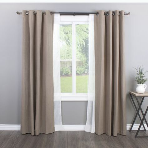 Curtain Rods And Hardware, Kitchen Window Curtains, Double Curtain Rod, Double Rod Curtains, Double Curtains, Tier Curtains, Curtain Hardware, Drapery Rods, Curtain Valance