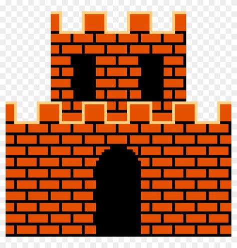 Super Mario Castle, Mario Castle, Mario Png, Mario Svg, Mario Crafts, 4de Verjaardag, Castle Crafts, Blaze Birthday, Super Mario Bros Party