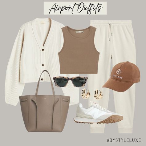 Classic Comfy Outfits, Olive Pants Outfit, City Break Outfit, Shop The Outfit, Comfy Travel Outfit, Mode Shoes, Comfy Travel, Airport Outfits, Elegant Outfit Classy