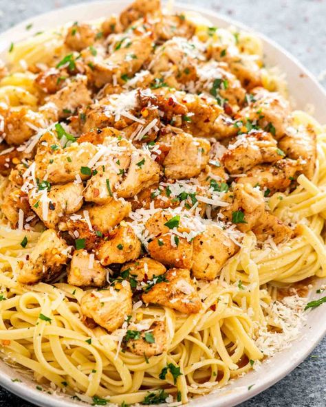 Chicken Scampi - Jo Cooks Jo Cooks Recipes, Easy Chicken Scampi Recipe, Chicken Scampi Pasta, Chicken Scampi Recipe, Chicken Scampi, Chicken And Pasta, Pasta With Chicken, Jo Cooks, Ways To Cook Chicken