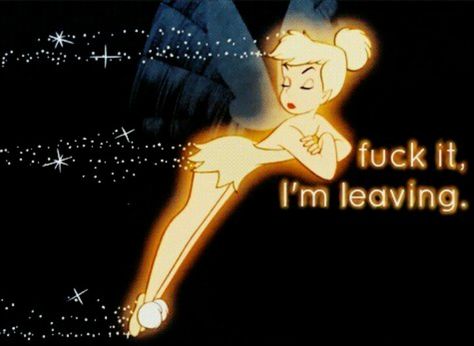 Lol... Dark Tinkerbell, Tinkerbell Quotes, Tinkerbell Wallpaper, Tinkerbell Pictures, Care Bear Tattoos, Tinkerbell And Friends, Tinkerbell Disney, Punk Disney, Love And Beauty