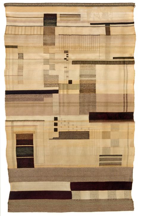 Bauhaus Textiles, Anni Albers, Walter Gropius, The Bauhaus, Piece Of Art, Wassily Kandinsky, Museum Of Modern Art, Flat Weave, Textile Art