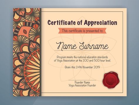 Vintage Certificate Design, Certificate Layout Design, Certificate Graphic Design, Certificates Design Ideas, Creative Certificate Design Ideas, Certificate Design Ideas, Certificate Of Appreciation Design, Creative Certificate Design, Tedx Design