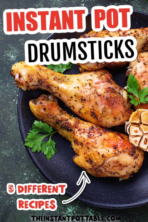 instant pot drumsticks Instant Pot Drumsticks, Chicken Legs Recipe, Pressure Cooking Chicken, Pressure Cooker Recipes Chicken, Chicken Leg Recipes, Ways To Cook Chicken, Drumstick Recipes, Chicken Drumstick Recipes, Easy Instant Pot Recipes