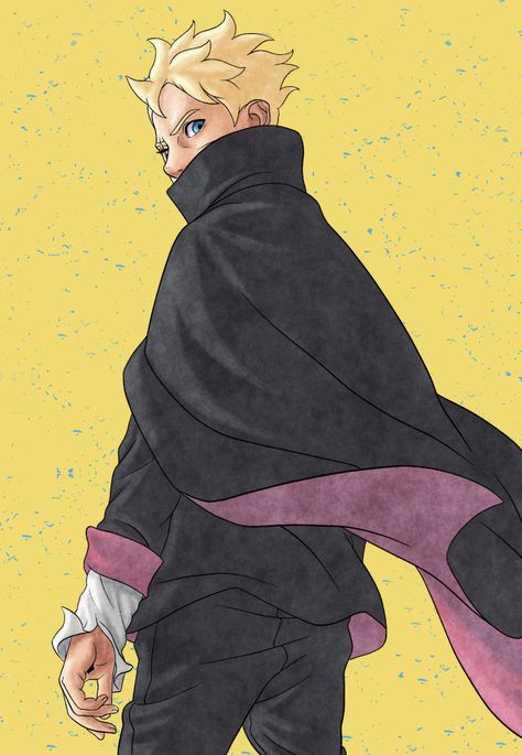 Boruto Colored Manga, Boruto Manga Colored, Baruto Manga, Madara Susanoo, Colored Manga, Boruto And Sarada, Anime Boy Hair, Anime Drawing Books, Uzumaki Boruto