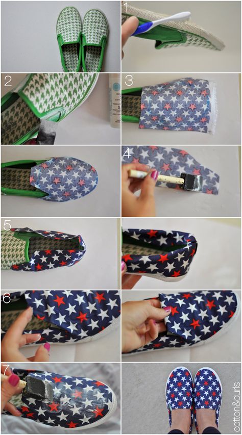 Diy Fabric Shoes, Shoe Makeover, Mod Podge Crafts, Diy Sneakers, Diy Clothes Refashion, Diy Clothes Videos, Diy Clothes And Shoes, Shoe Crafts, Old Shoes