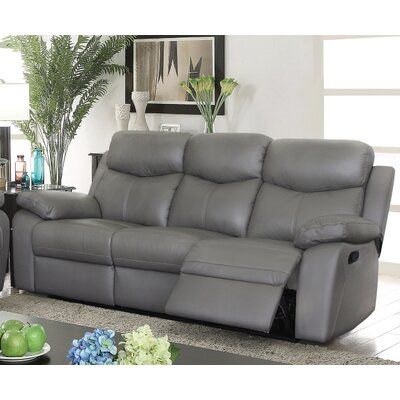 Couch Ideas, Cool Couches, Leather Reclining Sofa, Sofa Review, Leather Pillow, Wholesale Furniture, Leather Loveseat, Gray Sofa, Leather Recliner