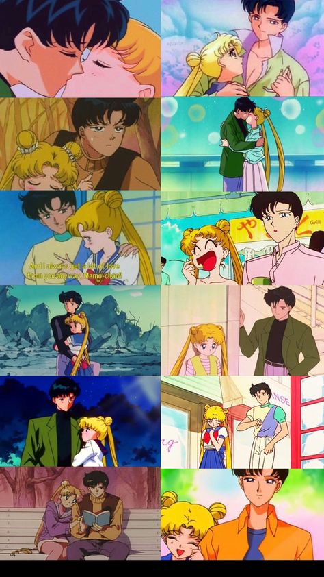 <3 usagi / sailor moon and mamoru / tuxedo mask wallpaper Sailor Moon Boyfriend, Usagi Tsukino X Mamoru, Tuxedo Mask Fanart, Tuxedo Mask Wallpaper, Sailor Moon Kiss, Sailor Moon And Tuxedo Mask Tattoo, Sailor Moon And Tuxedo Mask Matching Pfp, Sailor Moon Love, Usagi X Mamoru Fanart