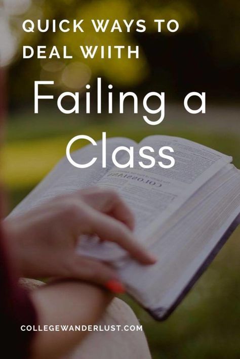 Quick ways to deal with failing a class in college. Tips and Tricks on how to pass a college class. Failing College, Grand Canyon University, College Class, College Packing, Best Online Courses, College Tips, College Classes, Online Degree, Online University