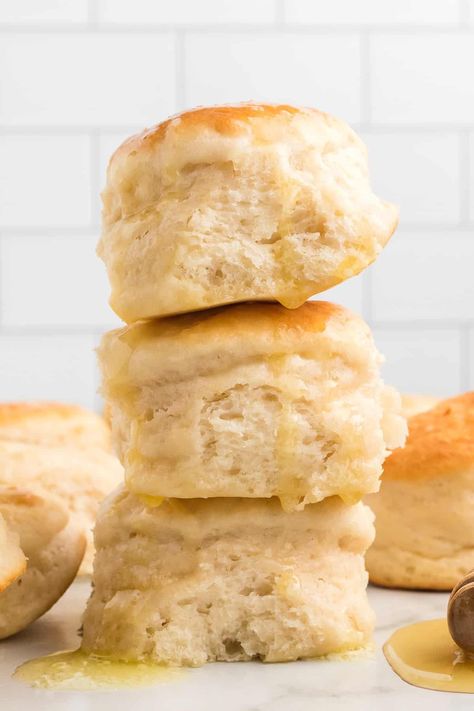 My fluffy Angel Biscuits are the perfect cross between biscuits and dinner rolls. With both buttermilk and yeast, they make a heavenly bread. https://www.lanascooking.com/angel-biscuits/ Homemade Angel Biscuits Recipe, Paula Deen Buttermilk Biscuits, Kfc Buiscits Recipes, No Yeast Biscuits Easy, Yeast Biscuit Recipe, Angel Biscuits With Self Rising Flour, Angel Biscuits Recipe, Angel Biscuits Yeast, Yeast Biscuits Homemade