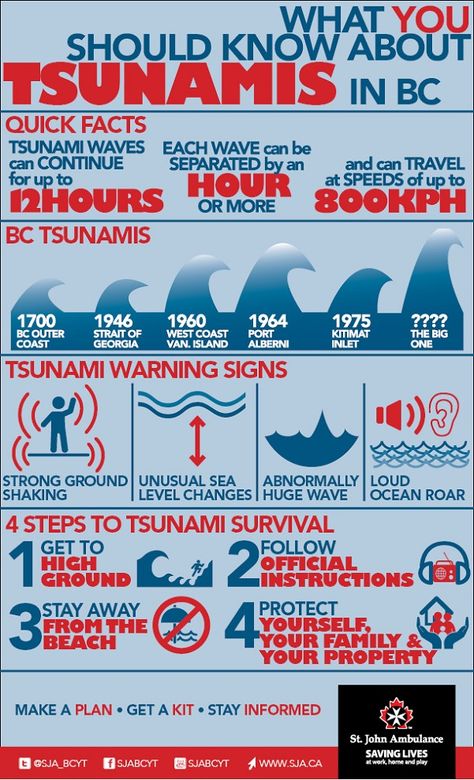 Tsunamis Tsunami Preparedness Infographic, Tsunami Preparedness Poster, How To Survive A Tsunami, Tsunami Infographic, Tsunami Aesthetic, Tsunami Preparedness, Pole Shift, Tsunami Waves, Tsunami Warning