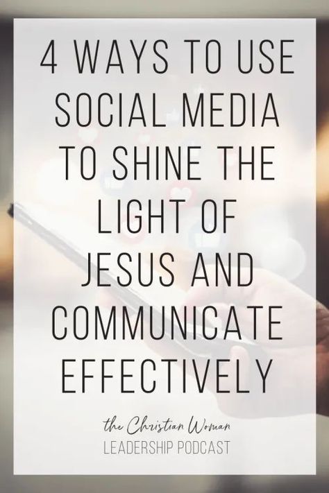 Social media is one of the most popular ways we communicate in our society. But how can Christian leaders utilize social media to communicate effectively? Christian Social Media, Woman Leadership, Christian Writing, Christian Business, Controversial Topics, Christian Woman, Shine The Light, Christian Ministry, Business Podcasts