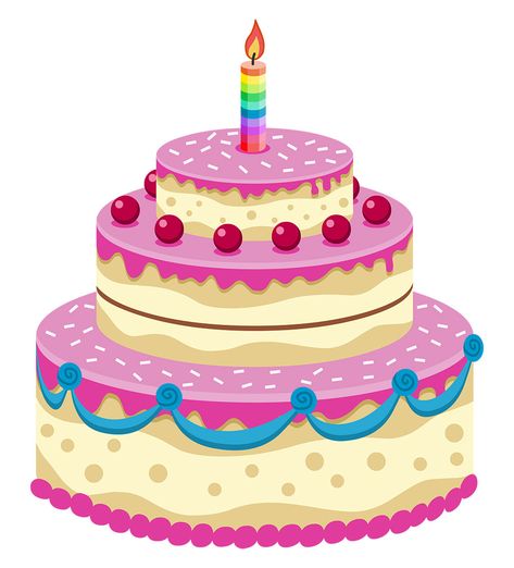 Candles Plain, Cakes Drawing, Drawing Library, Birthday Cake Clip Art, Birthday Animated, Cartoon Birthday Cake, Cake Cartoon, Birthday Cake Gif, Animated Clipart