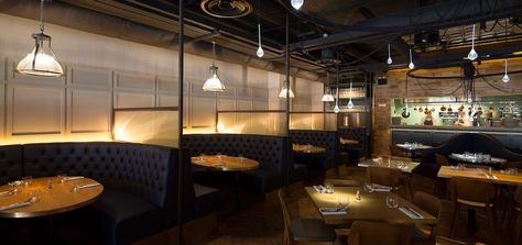 Hush Brasseries | Holborn Burger Restaurant Design, Modern Restaurants, Dream Restaurant, American Burger, Restaurant Design Inspiration, Bar Design Awards, Club Restaurant, Burger Restaurant, Modern Restaurant