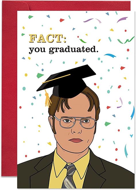 Retirement Congratulations, Office Quotes Funny, Funny Graduation Cards, Office Themes, Office Birthday, Grad Cards, Birthday Gift Cards, Graduation Funny, Graduation Card