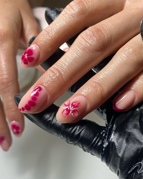 This set got us both so excited for summer 🌸🌺 @the_gelbottle_inc 019 biab , blooming gel , rosette & 3d gel pot xox #nails #nailsofinstagram #nailideas #nailinspiration #nailinspo #nailart #art #summernails #springnails #pinknails #flowernails #prettynails #cutenails #biab #nailtech #nailtrends Blooming Gel Flower Nails, Blooming Gel Flowers, Blossom Gel Nail Art, Blooming Gel Designs, Bloom Nails, Blooming Gel Nail Art, Biab Nails, Nailinspo Nailart, Excited For Summer