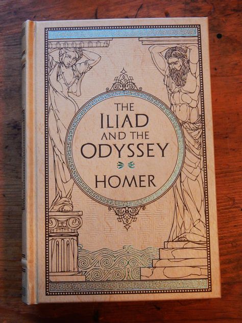 The Iliad and the Odyssey by Homer The Iliad And The Odyssey, The Iliad Book, Homer Iliad, Victorian Books, Christmas Wishlist, True Beauty, Editorial Design, Vintage World Maps, Literature