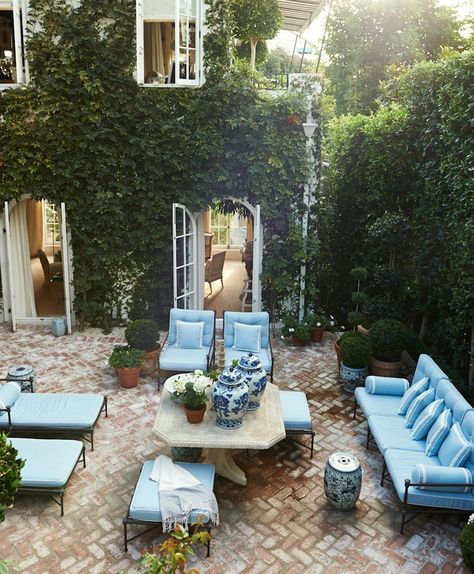 Share Tweet Pin Mail   So glad that you enjoyed the Mark D Sikes inspired post from Sunday. There were several requests after that ... Brick Patio, Patio Interior, Southern Home, Hollywood Hills, Arabian Nights, Courtyard Garden, Patio Area, Porch Patio, Outdoor Oasis