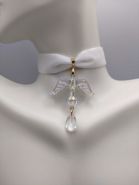 Unique Body Jewelry, Angelcore Accessories, Angelic Jewelry, Angelic Accessories, Angelic Clothing, Angelic Outfits, Angel Wings Gold, Angelic Coquette, Angel Accessories