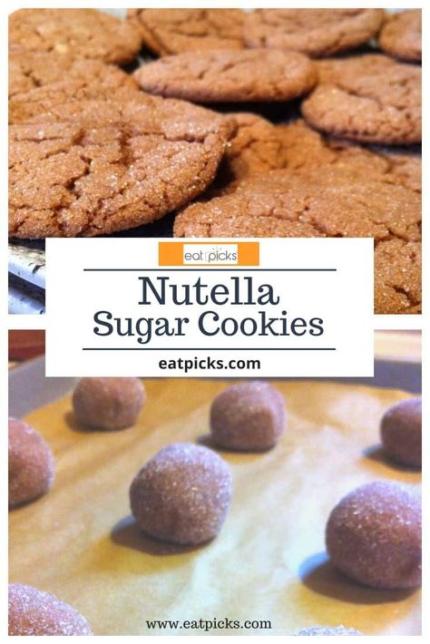 Chocolate Nutella Cookies, Nutella Cookies Recipe, Snack Cookies, Nutella Cookie, Cookie Recipes Unique, Chewy Cookies, Nutella Cookies, Favorite Cookie Recipe, Sugar Cookie Recipe