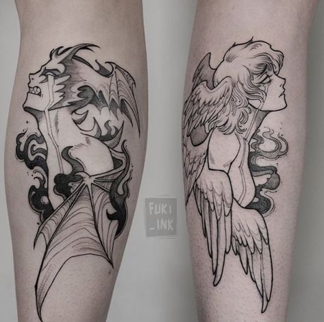 Devilman Tattoo, Geniale Tattoos, Tattoo Portfolio, Aesthetic Tattoo, Dream Tattoos, Black Ink Tattoos, Dope Tattoos, Anime Tattoos, Matching Tattoos