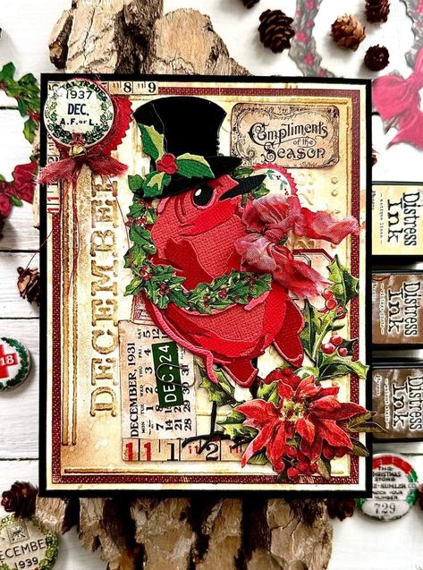 Tim Holtz Stamps, Tim Holtz Cards, Holiday 2024, Christmas Tags, Felt Christmas Ornaments, Altered Books, Christmas Cards Handmade, Paper Crafts Cards, Felt Christmas