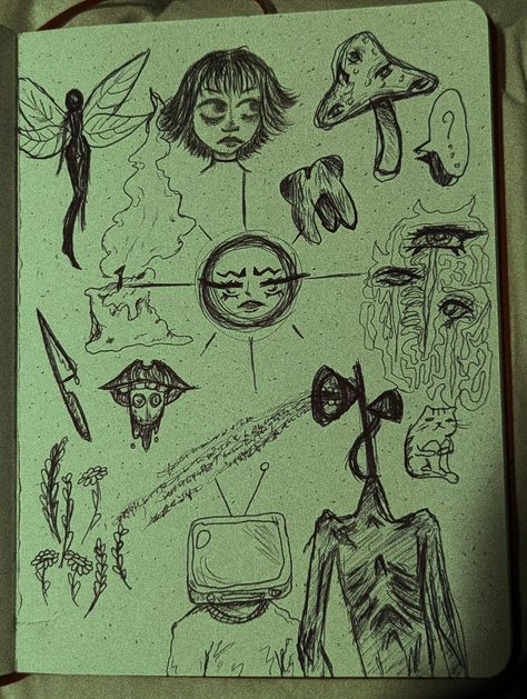 Grunge Siren Eyes, Aesthetic Sketches Eyes, Scary Mushroom Drawing, Siren Eyes Sketch, Siren Eye Drawing, Siren Head Drawing, Siren Eyes Drawing, Tooth Sketch, Siren Beauty