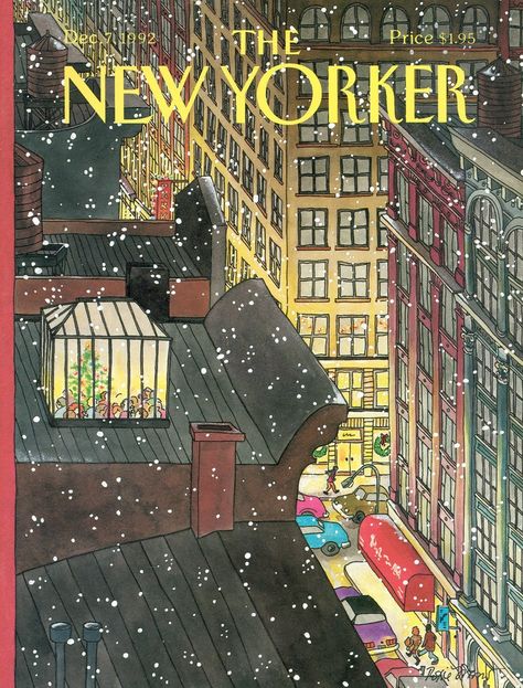 The New Yorker December 7, 1992 Issue | The New Yorker New Yorker Cover, The New Yorker Magazine, New Yorker Magazine, New Yorker Covers, Christmas Cover, Old Magazines, Cover Artwork, December 7, Vintage Magazines