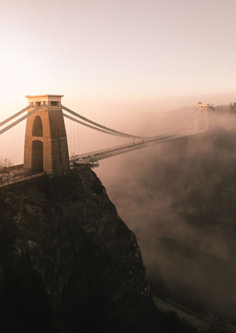 Bristol Suspension Bridge, Clifton Suspension Bridge, Hallway Photos, Clifton Bridge, Bristol Bridge, Bridge Tattoo, Clifton Bristol, Sky Go, Uk Trip