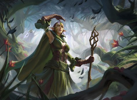 ArtStation - Magic The Gathering: Nissa Revane Fanart, Leo Av Mtg Wallpaper, Nissa Revane, Forest Elf, Mtg Art, Fantasy Races, Art Competitions, High Fantasy, Arte Fantasy, Magic Art