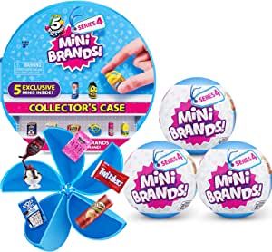 Amazon.com: 5 Surprise Mini Brands Collector's Kit by ZURU - Kids Toy, Great Includes Real Miniature Brands Collectibles, 3 Mystery Capsules + 1 Collector's Case, (Amazon Exclusive) : Toys & Games 5 Surprise Mini Brands, Shelf Paper, Mini Brands, After Christmas, Amazon Gift Cards, Amazon Gifts, Brand You, The Collector, Toys Games