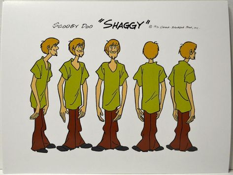 Shaggy From Scooby Doo, Hanna Barbera Model Sheet, Disney Coloring Pages Printables, Scooby Doo Coloring Pages, Shaggy Scooby Doo, Hanna Barbera Characters, Mystery Incorporated, Scooby Doo Mystery Inc, Shaggy Rogers