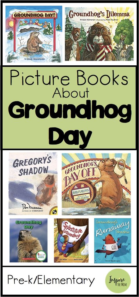 Here a great list of Picture Books about Groundhog Day! #picturebooks #groundhogday #groundhog #books #kids #February Groundhog Day Activities, Feminist Books, Winter Books, Teacher Bags, Homeschooling Ideas, Family Books, Groundhog Day, Children's Picture Books, Living Ideas