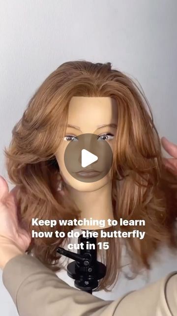 Curling Butterfly Haircut, How To Do Butterfly Haircut Long Hair, Butterfly Haircut On Thinner Hair, Butterfly Haircut Natural Wavy Hair, How To Do The Butterfly Haircut, How To Curl Butterfly Haircut, Butterfly Haircut Medium Tutorial, Butterfly Cut On Straight Hair, Butterfly Cut At Home