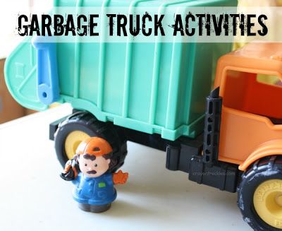 garbage truck preschool activities from crayonfreckles.com Truck Preschool Activities, Garbage Truck Activities, Clouds Activity, Truck Activities, Learning Activities For Preschoolers, Cloud Activities, Transportation Unit, Community Helpers Theme, Transportation Preschool