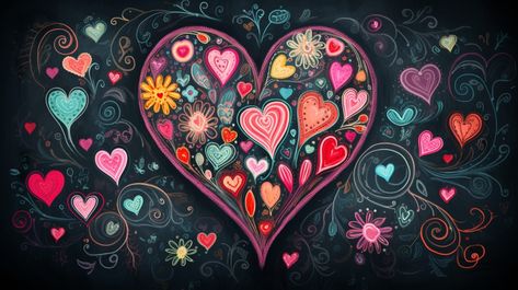 February Pinterest Graphics: 25 Free Images for Social Media - NFT Art with Lauren McDonagh-Pereira Photography School Facebook Cover, Facebook Cover Photos Inspirational, Heart Graphics, Pinterest Graphics, Facebook Cover Images, Fb Cover Photos, Colorful Hearts, Fb Cover, Gesture Drawing