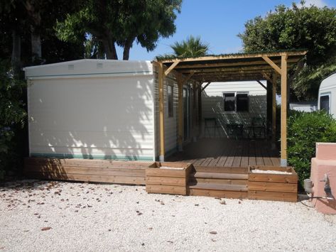 Static Caravan Makeover Exterior, Caravan And Annex Renovation, Static Caravan Decking Ideas, Static Caravan Exterior Ideas, Static Caravan Ideas, Caravan Annex Ideas, Static Caravan Renovation, Static Caravan Makeover, Static Caravan Interior Ideas