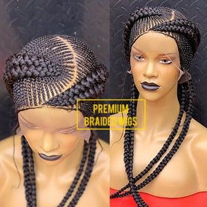 Handmade cornrow braid wig Handmade Braided wig Braid Wig | Etsy Braids Under Wig, Summer Cornrows, Vuitton Bag Outfit, Hair Growth Charts, Louis Vuitton Bag Outfit, Haircut Long Hair, Lemonade Braids Hairstyles, Ghana Weaving, Bob Braids Hairstyles