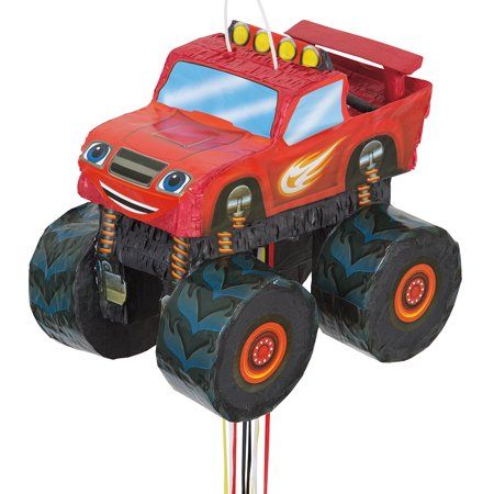 Blaze And The Monster Machines 3D Pinata, Multicolor Blaze Birthday Party, Blaze Party, Blaze And The Monster Machines Party, Blaze The Monster Machine, Blaze Birthday, Birthday Pinata, Blaze And The Monster Machines, Monster Truck Party, Monster Truck Birthday