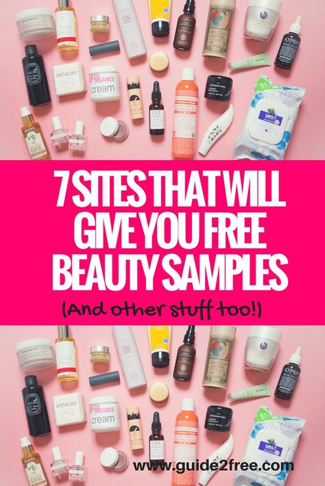 7 Sites That Will Give You FREE Beauty Samples (And Other Stuff Too!) via @guide2free Free Samples Without Surveys, Free Sample Boxes, Get Free Stuff Online, Freebies By Mail, Free Beauty Samples, Free Makeup Samples, Free Samples By Mail, Makeup Samples, Get Free Samples