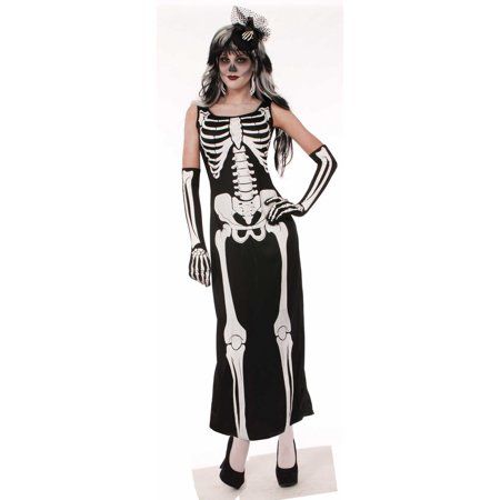 Womens Bone Long Dress Halloween Costume Dry Bones Costume, Bones Costume, Valley Of Dry Bones, Halloween For Adults, Shapeless Dress, Skeleton Costumes, Joker Women, Reiss Dress, Personal Attendant