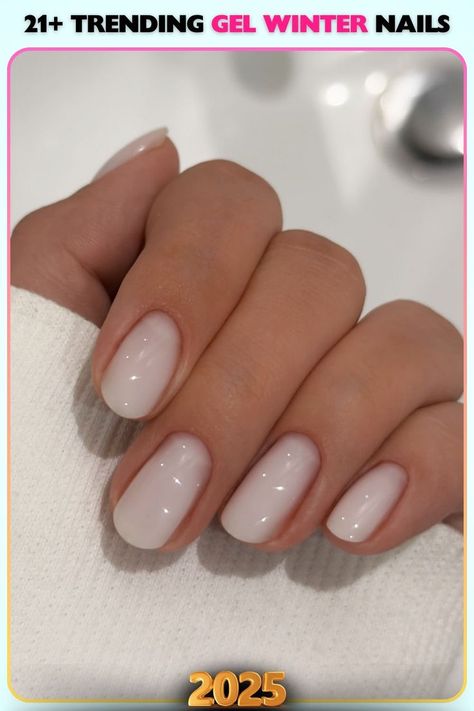 Glossy pearl white gel nails for a clean, polished winter look. The pearlescent finish adds elegance, making this design versatile for daily wear or special seasonal events. Gel Winter Nails, Pearlescent Nails, Snowflake Art, Winter Nail Ideas, White Gel Nails, Snowflakes Art, Bunny Nails, Magical Winter, Funny Bunny