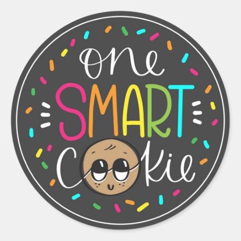 One Smart Cookie Pre School Graduation Party Decor Classic Round Sticker #zazzle #weddinginvitations #birthdayinvitations #babyshowerinvitations #zazzleinvitations #monogram #businesscards #graduation #homedecor Smart Cookie Graduation Party, Pre School Graduation, Projector Images, Kindergarten Kid, Prek Graduation, Pre K Graduation, Graduation Stickers, One Smart Cookie, Preschool Graduation