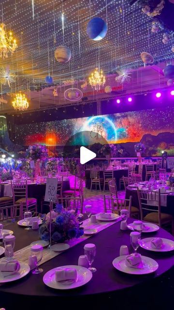 White Pearl Wedding Decoration on Instagram: "Galaxy inspired decor transforms the special day of Rhowen & Rika into a cosmic escape, with stars and nebulae adding celestial charm🪐🚀   Decor by @whitepearldecoration Venue @sheratonjakarta  WO @ap_planner Photo & Video @loxiaphoto Entertainment @lemontreeentertainment  LED @sewa_videotron_sayapmas Lighting @delight_jkt  __ A Jakarta-based wedding decoration Est.2010  Contact us through link in bio www.whitepearldecoration.com  Looking forward for the opportunity to make yours.  #weddingdecoration #jakartaweddingdecor #sangjitdecor #jakartadecoration #weddingbouquets #floristjakarta #weddingvenue #weddingcenterpiece #tabledecorjakarta #dekorasipernikahan #weddingflorals #weddingconsultant #weddingorganizer" Cosmic Wedding, Galactic Glam, Pearl Wedding Decorations, Wedding Consultant, Wedding Organization, Pearl Wedding, Wedding Decoration, White Pearl, Looking Forward