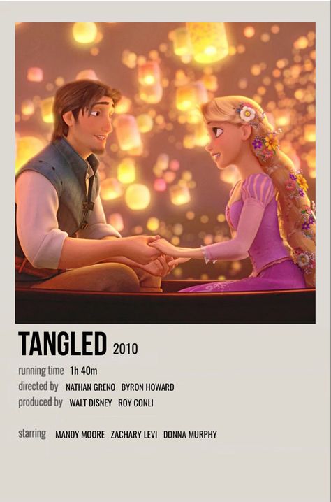 minimal polaroid movie poster for tangled, walt disney Polaroid Movie Poster, Movie Poster Room, Tangled Movie, Indie Movie Posters, Film Polaroid, Disney Movie Posters, Movie Collage, Iconic Movie Posters, Movie Card