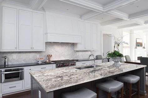 WHISPER WHITE GRANITE White Granite Slabs, Replacing Kitchen Countertops, White Granite Countertops, Kitchen Remodel Countertops, Granite Countertop, White Marble Countertops, White Granite, Tile Floors, Granite Kitchen